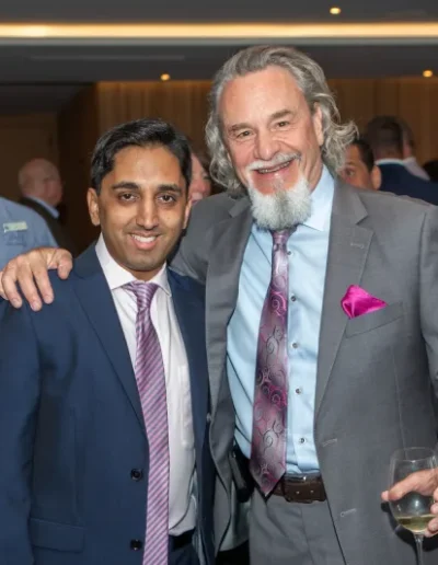 Steve Corsello with Shukla senior executive.